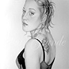 retrato ana belen a lapiz por Juan Grande