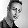 retrato antonio a lapiz por Juan Grande