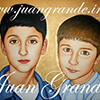 retrato 6 al oleo, pintado por juan grande de madrid